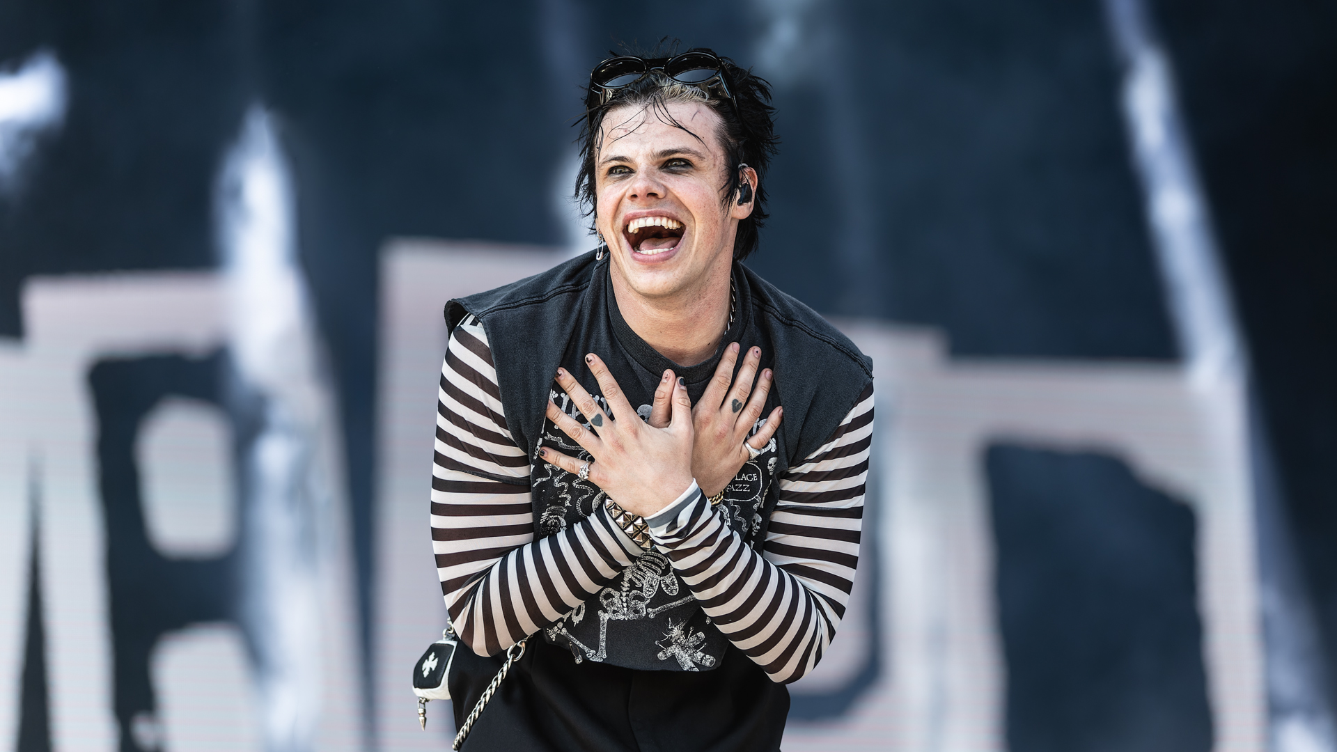 YUNGBLUD performing live on stage